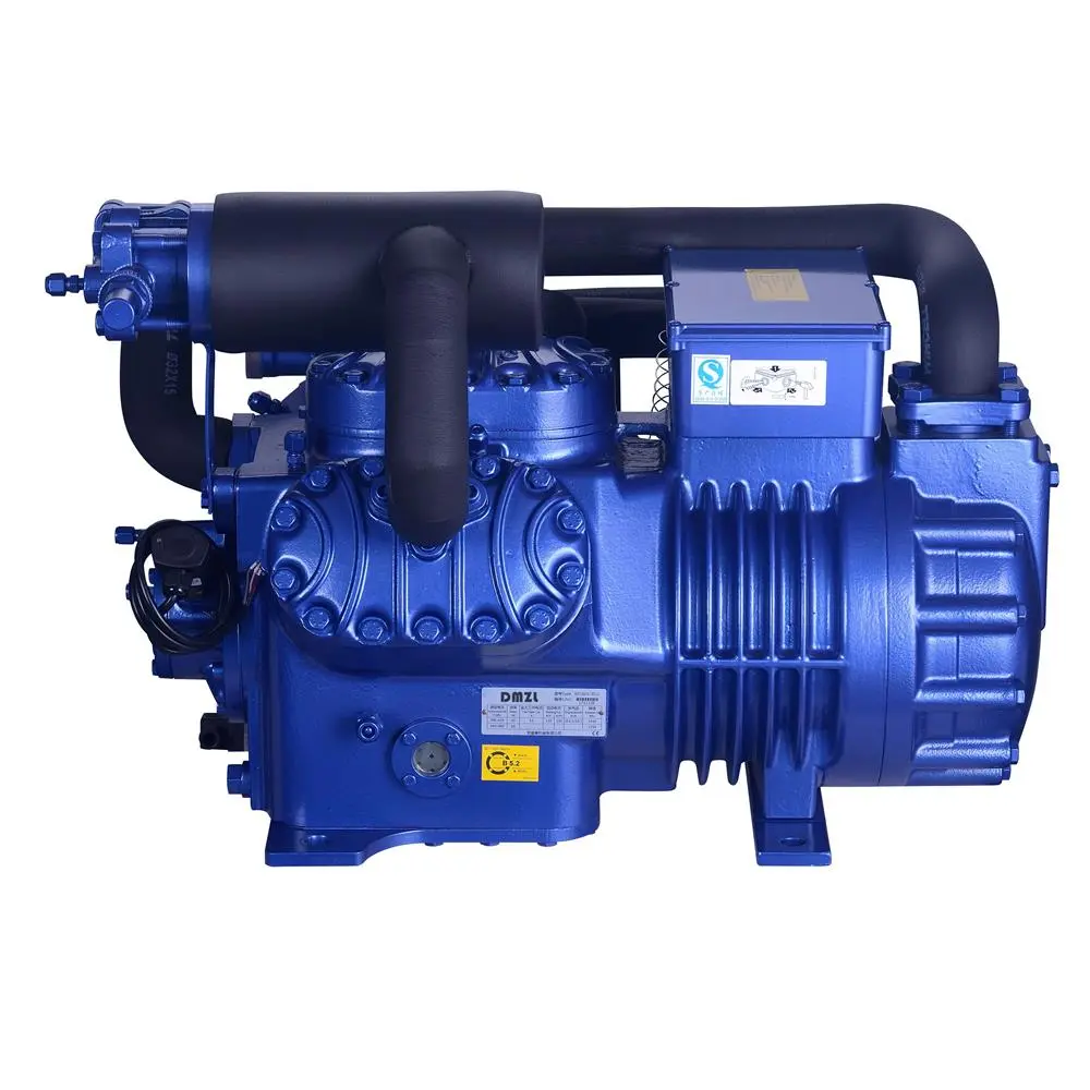 Double Stage Semi Hermetic Compressor RFC Compresseur semi-hermétique à deux étages RFC