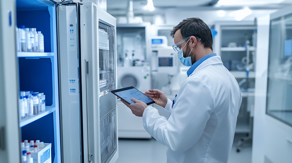 Réfrigération médicale avec compresseur à vis