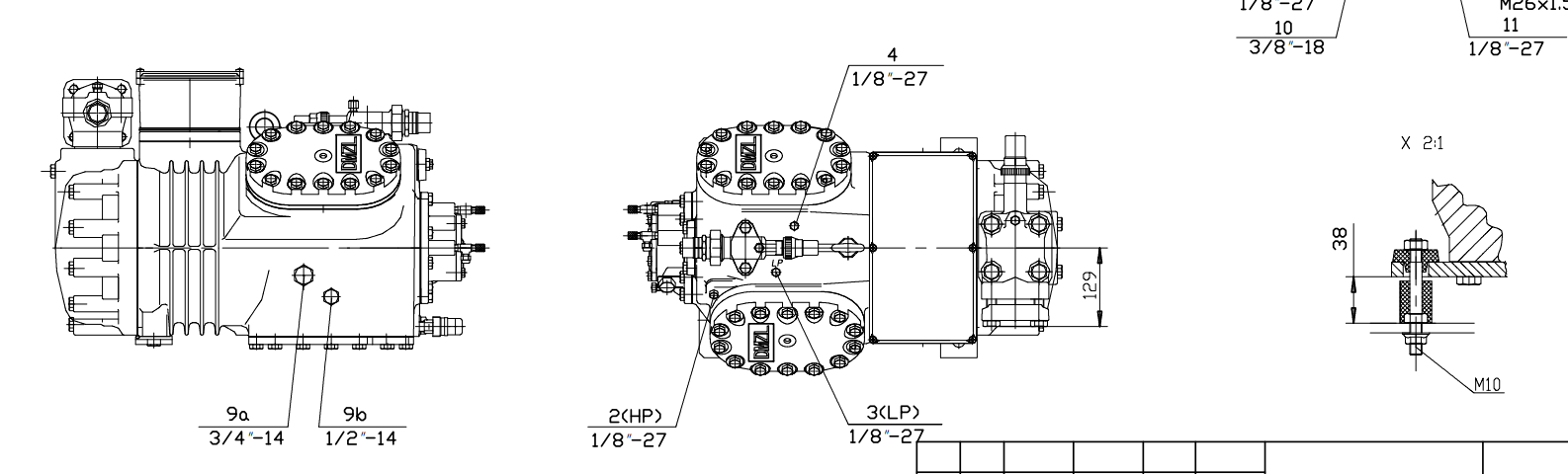 Compresseur &agrave; piston 15-30HP