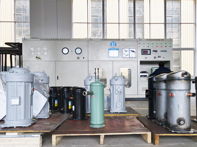 Ligne d'assemblage moderne pour compresseurs